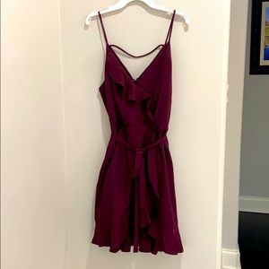 Plum colored dress